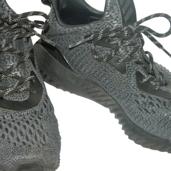 Adidas Grey Alpha Bounce Running Shoes - Picture 2 of 7